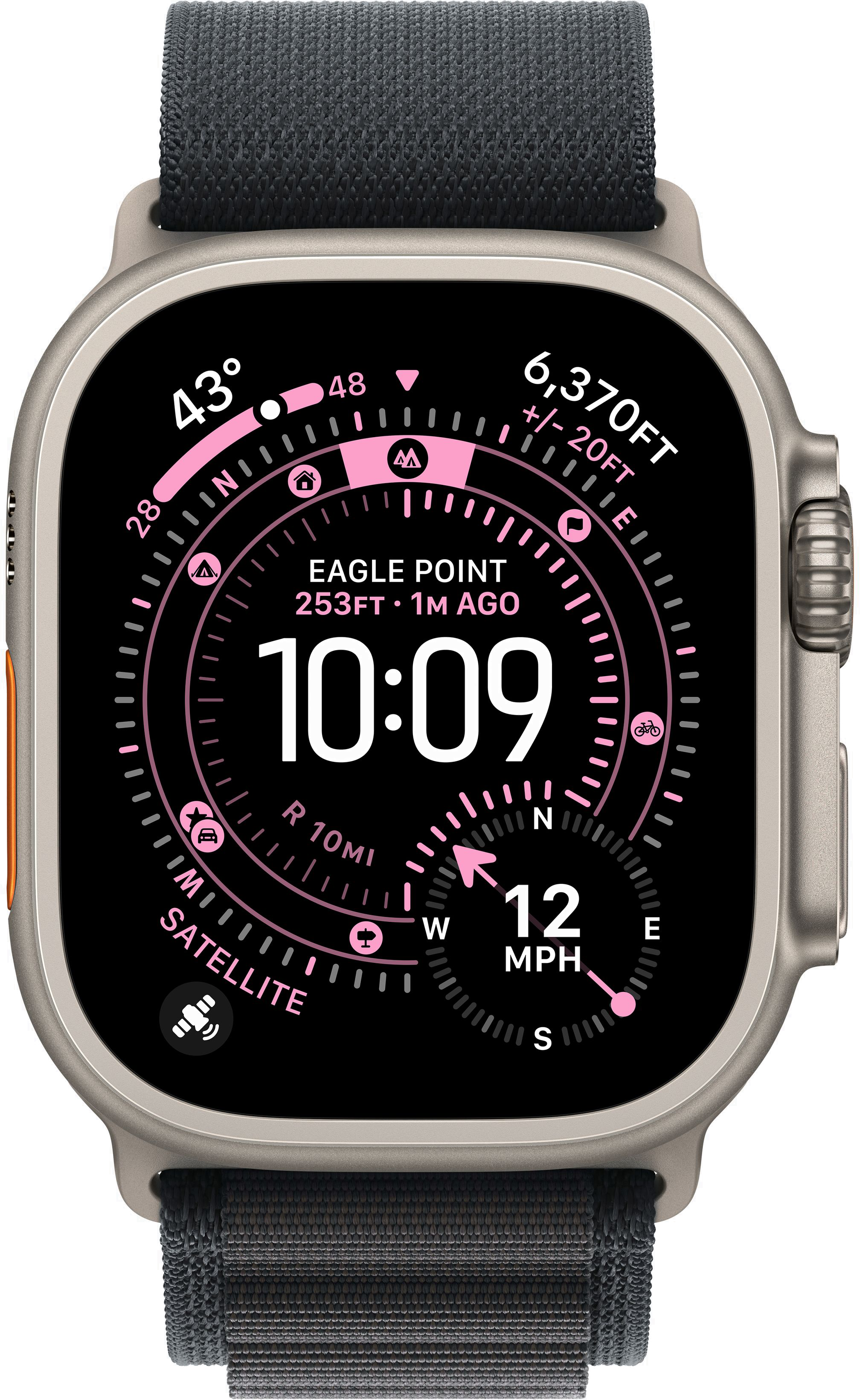 Часы Apple Watch Ultra 3 49mm Titanium Natural (Alpine Loop Black) M/L