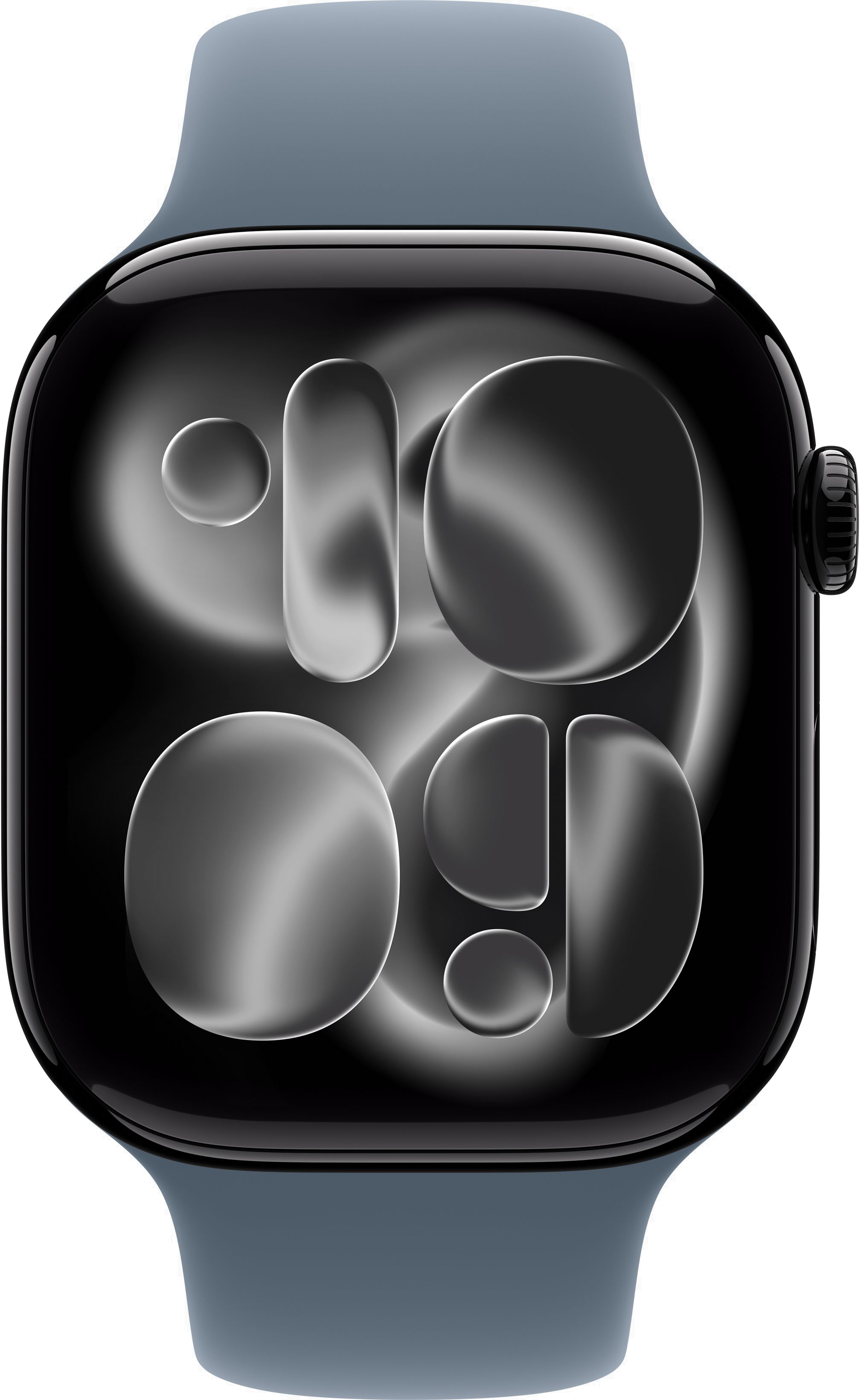 Часы Apple Watch Series 11  46mm Jet Black (Sport Band Anchor Blue) M/L